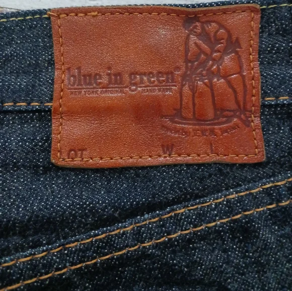 Blue In Green Exclusive Version Syoaiya Made In Japan Jeans Size 30" x 35.5"